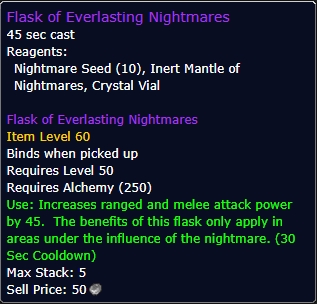 wow sod phase 3 Flask of Everlasting Nightmares